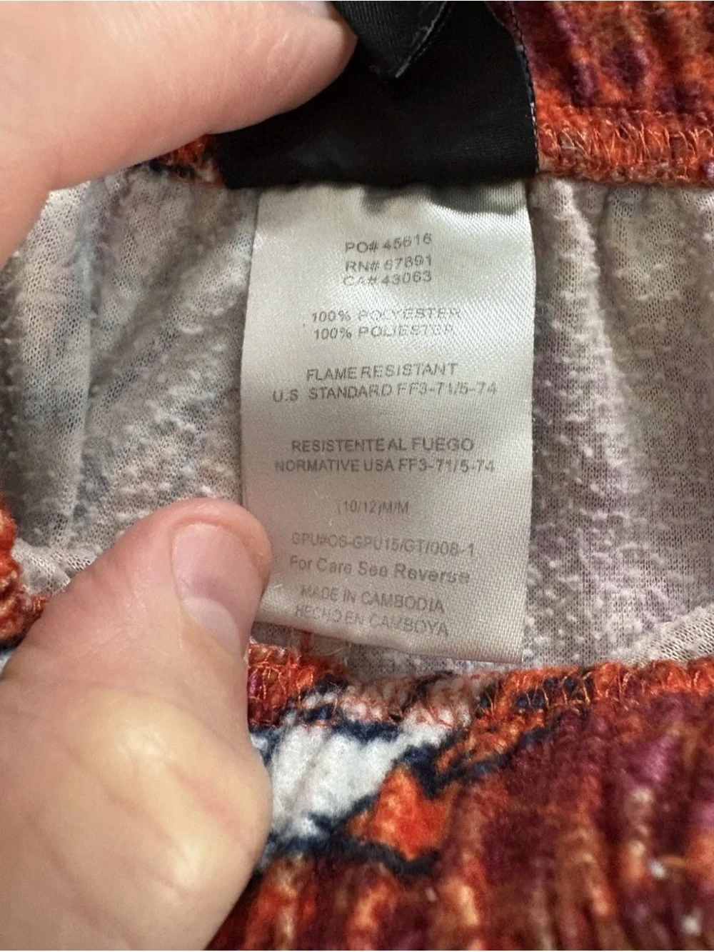 Denver Broncos NFL Team Apparel Pajama Pants Youth Medium 10/12
